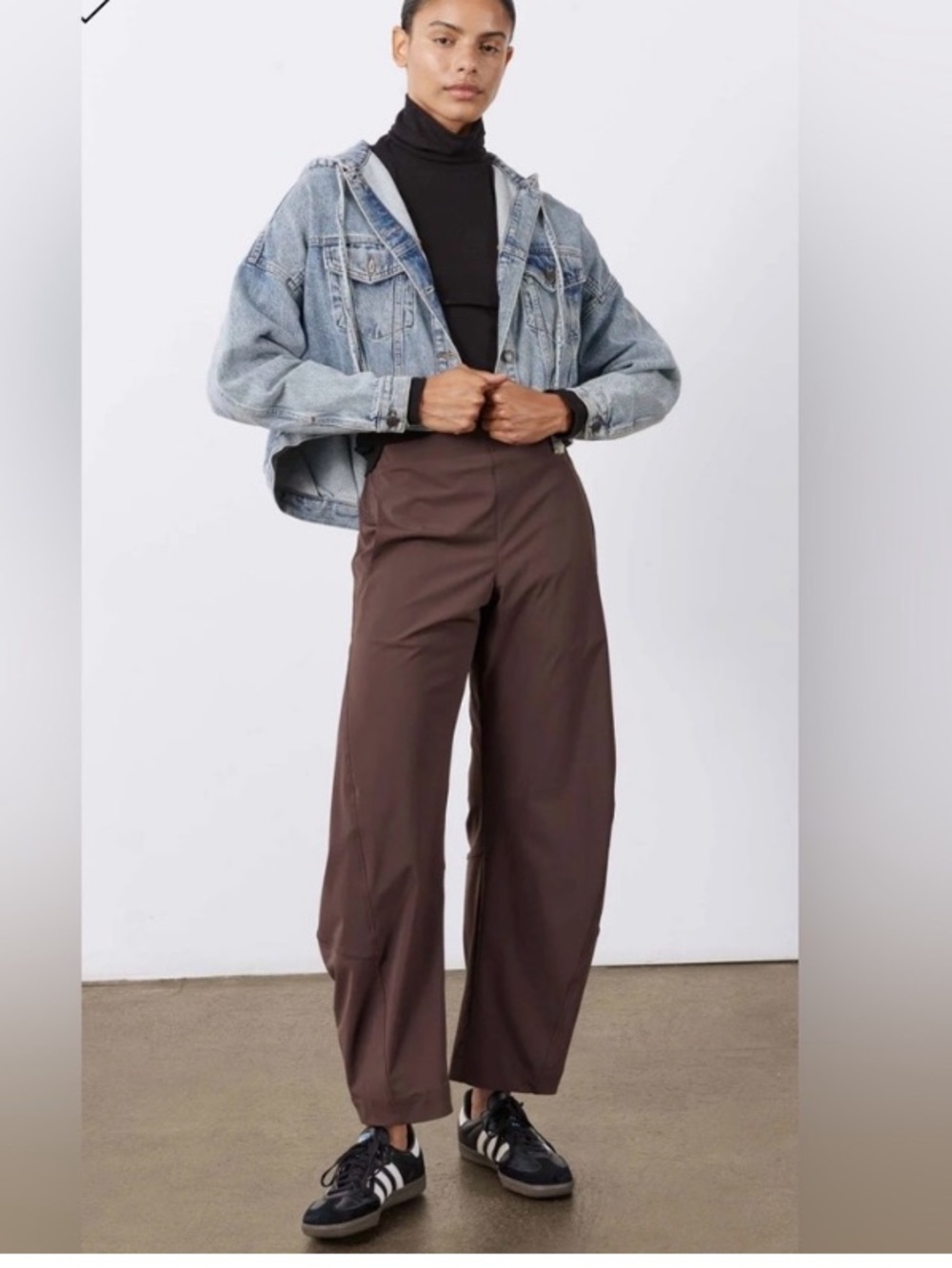 Ruti On The Loose Barrel Leg Work Pant Petite